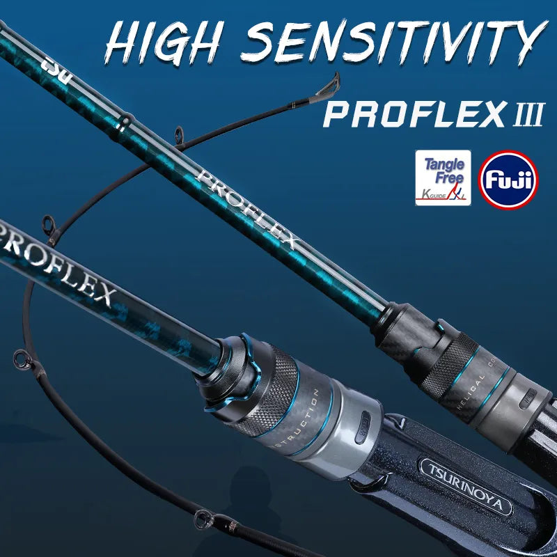 TSURINOYA PROFLEX Ⅲ Ultralight Spinning Baitcasting Fishing Rod