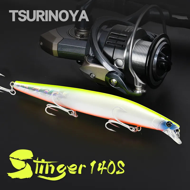 TSURINOYA Stinger 140S Fishing Minnow DW92 140mm 26g Hard Baits