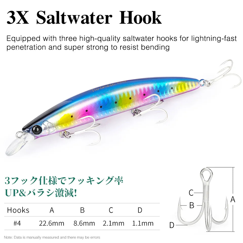 TSURINOYA TWINKLE DW111 Floating Crankbait