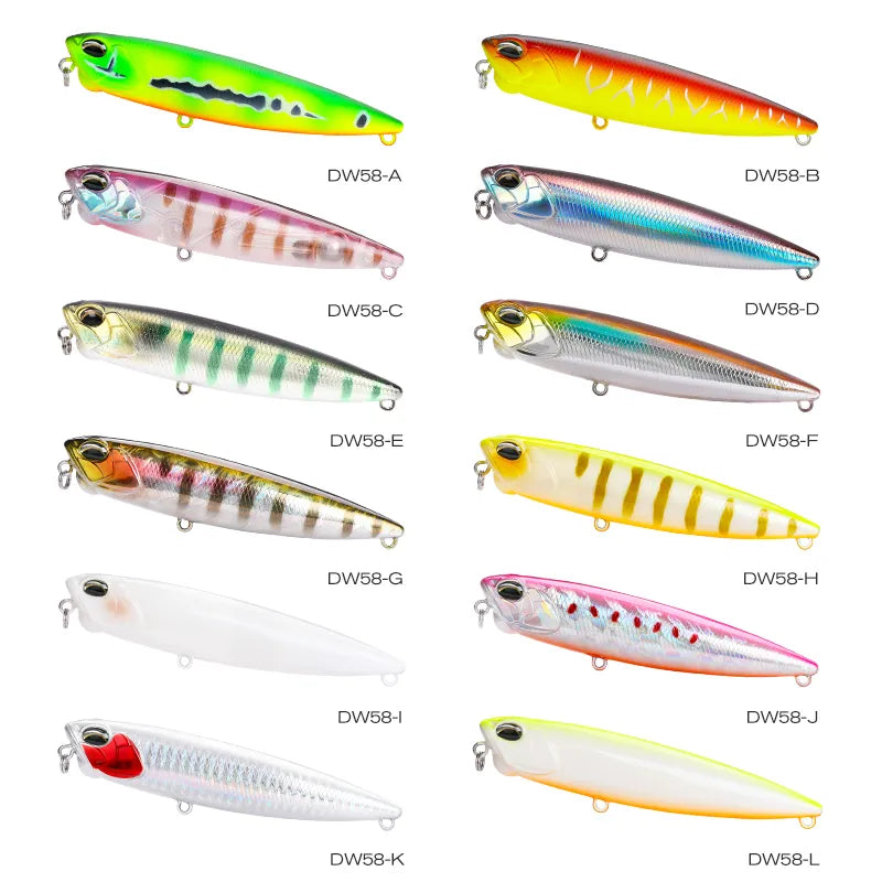 TSURINOYA DW58 Topwater Hard Baits