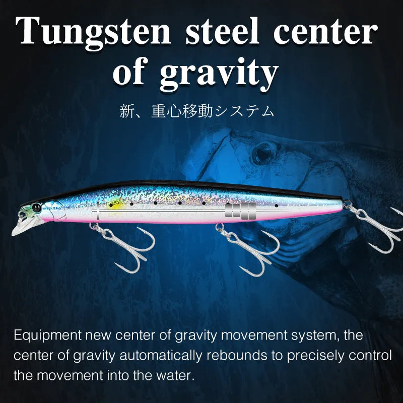 TSURINOYA 140F Floating Minnow STINGER 140mm 24g Hard Bait