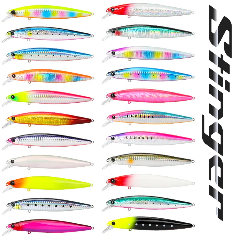 TSURINOYA 120F Floating Saltwater Minnow STINGER 120mm 19g Hard Bait