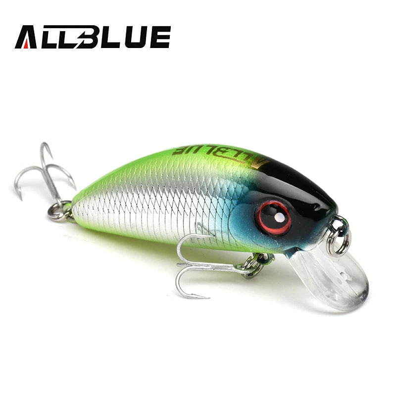 ALLBLUE New Legend Minnow 44mm Sinking Floating Mini Wobbler Fishing Lure Artificial Hard Bait Trout Crankbait Fishing Tackle