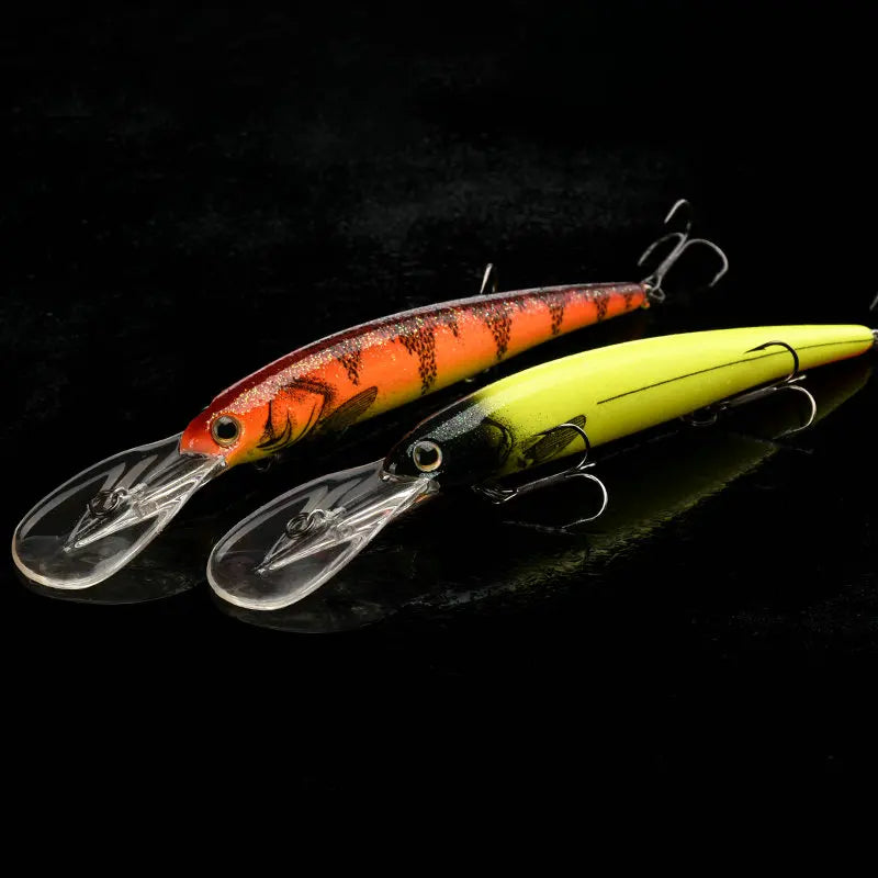 ALLBLUE DEEP WALLEYE Trolling Fishing Lure Wobbler 125MM 19G Floating Crankbait Minnow Bass Pike Bait Depth 3-8M Fishing Tackle