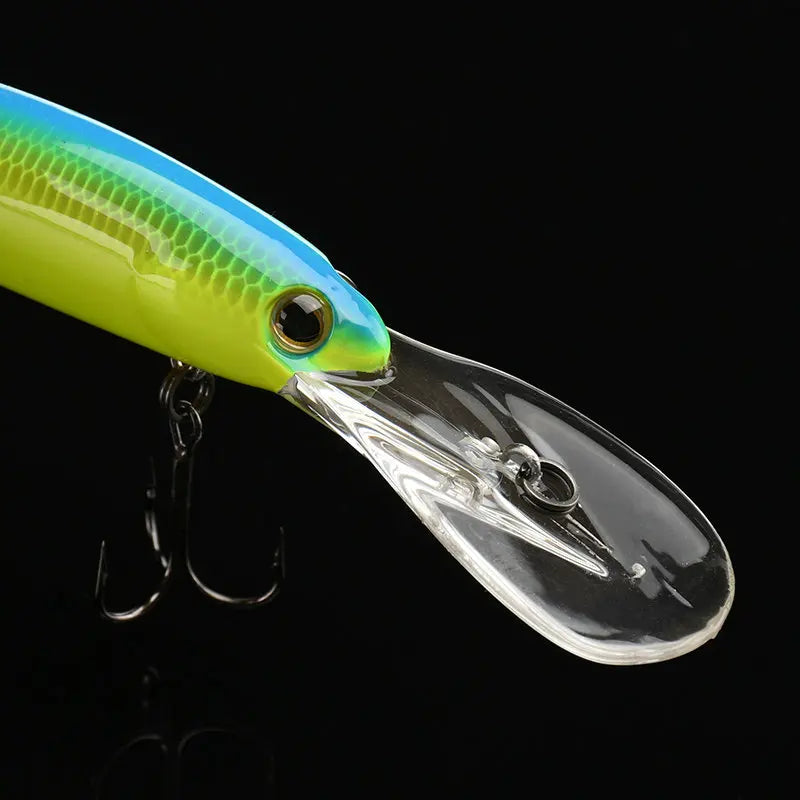 ALLBLUE DEEP WALLEYE Trolling Fishing Lure Wobbler 125MM 19G Floating Crankbait Minnow Bass Pike Bait Depth 3-8M Fishing Tackle