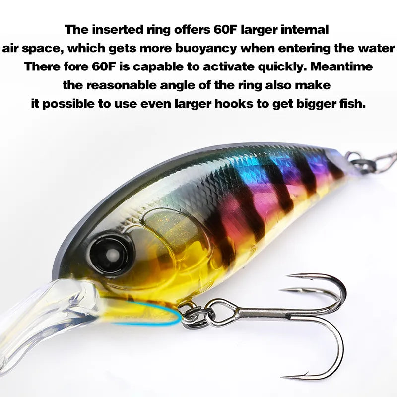 TSURINOYA CHASER 60F Casting Floating Crankbait