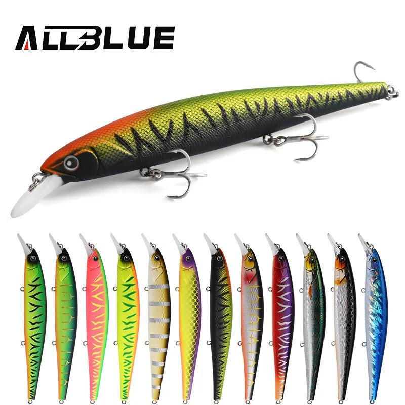 ALLBLUE KRAKEN 160SP Fishing Lure Wobbler 16cm 34g Hard Plastic Artificial Bait Suspend Minnow Pike Bass Perch Freshwater Tackle