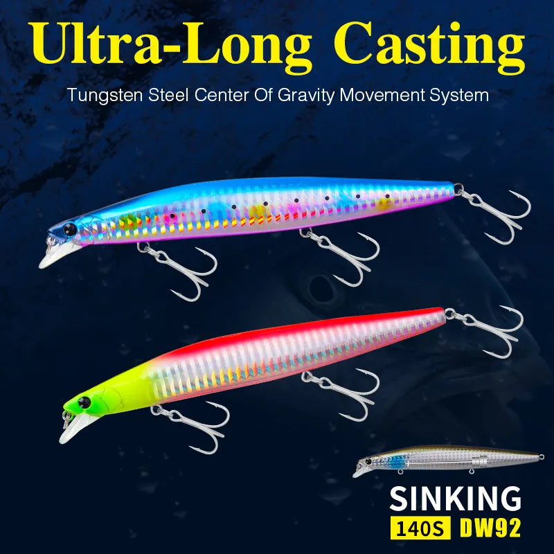 TSURINOYA Stinger 140S Fishing Minnow DW92 140mm 26g Hard Baits