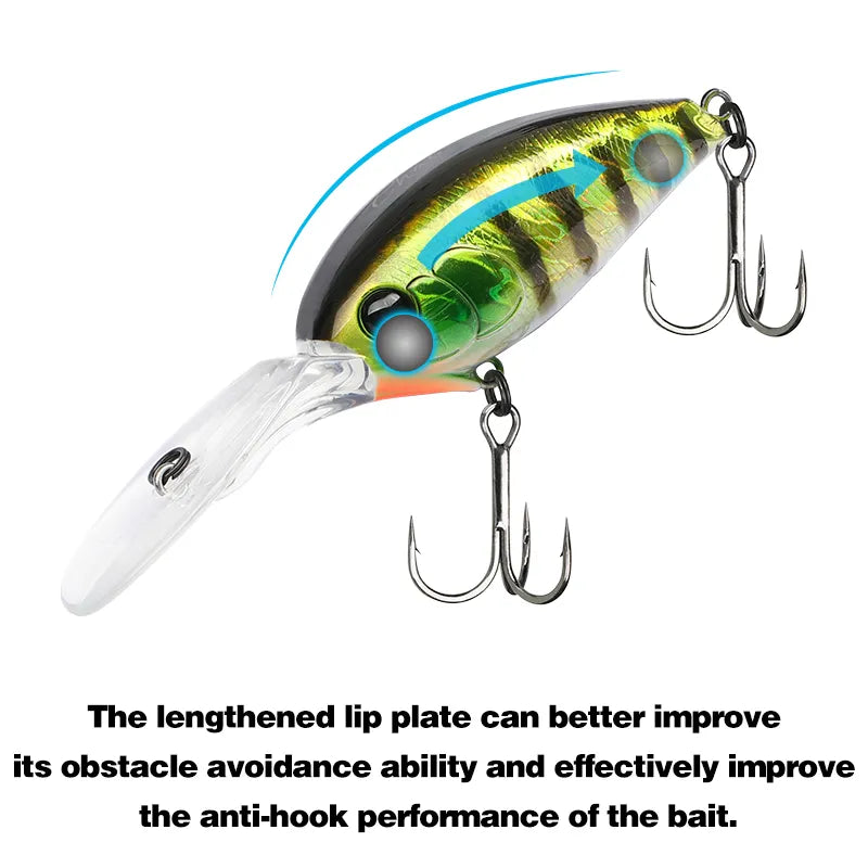 TSURINOYA CHASER 60F Casting Floating Crankbait