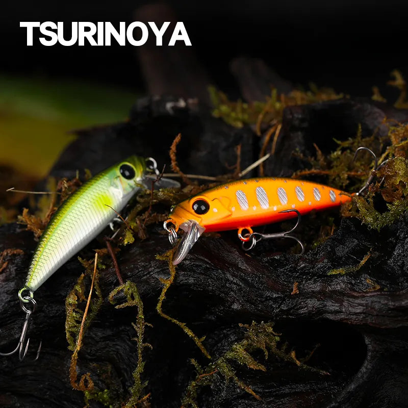 TSURINOYA 46S Sinking Minnow Intruder 46mm 5g Hard Baits