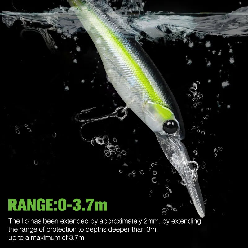 TSURINOYA Suspending Minnow 60SP Set 5.7g 6pcs Fishing Lure Explorers SHAD Hard Bait Long Casting Pike Perch Chub Jerkbait Kit