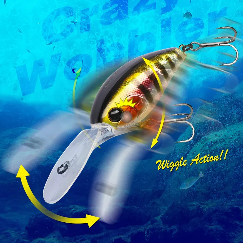 TSURINOYA CHASER 60F Casting Floating Crankbait