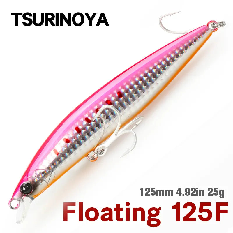 TSURINOYA STINGER 125F Floating Minnow