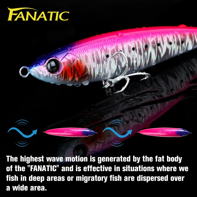 TSURINOYA FANATIC 140F Topwater Hard Baits