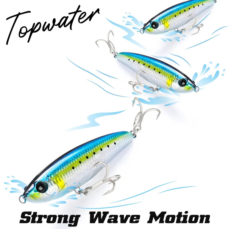 TSURINOYA FANATIC 140F Topwater Hard Baits