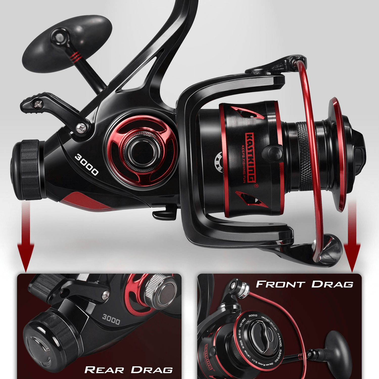 KastKing Sharky Baitfeeder III Spinning Reel