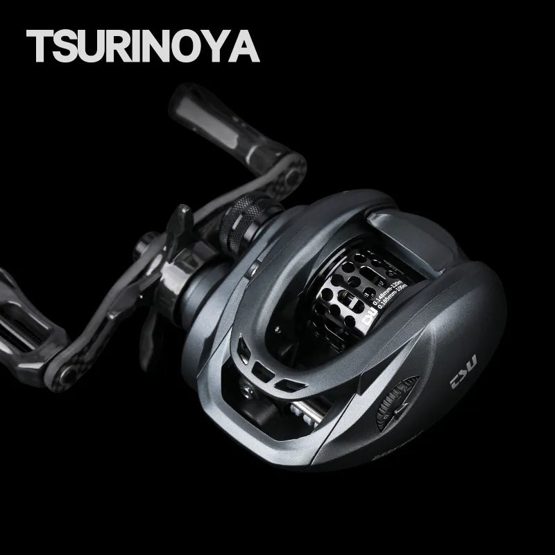 TSURINOYA Dark Wolf Ligh Game Shallow Spool Baitcasting Reel