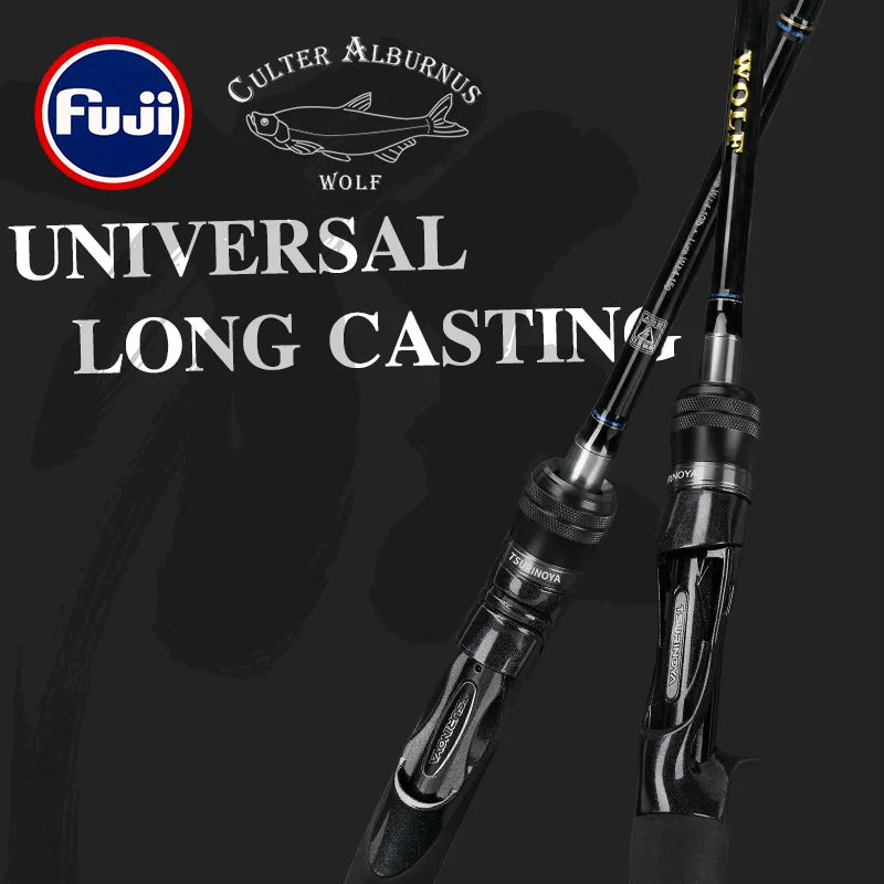 TSURINOYA WOLF BaitCasting Spinning Fishing Rod