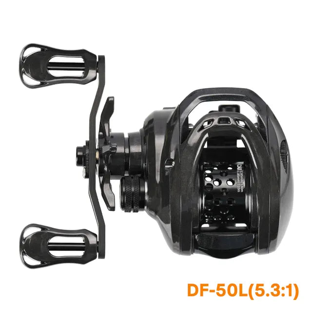 TSURINOYA Ultralight Ajing Light Game Dark Wolf 50 Baitcasting Fishing Reel 