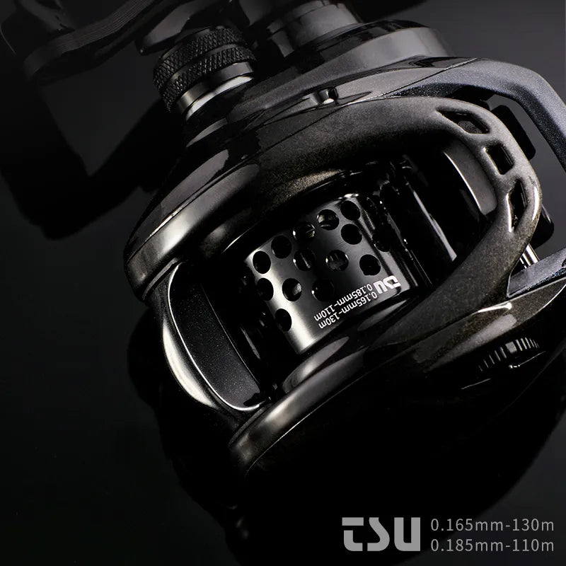 TSURINOYA Ultralight Ajing Light Game Dark Wolf 50 Baitcasting Fishing Reel 