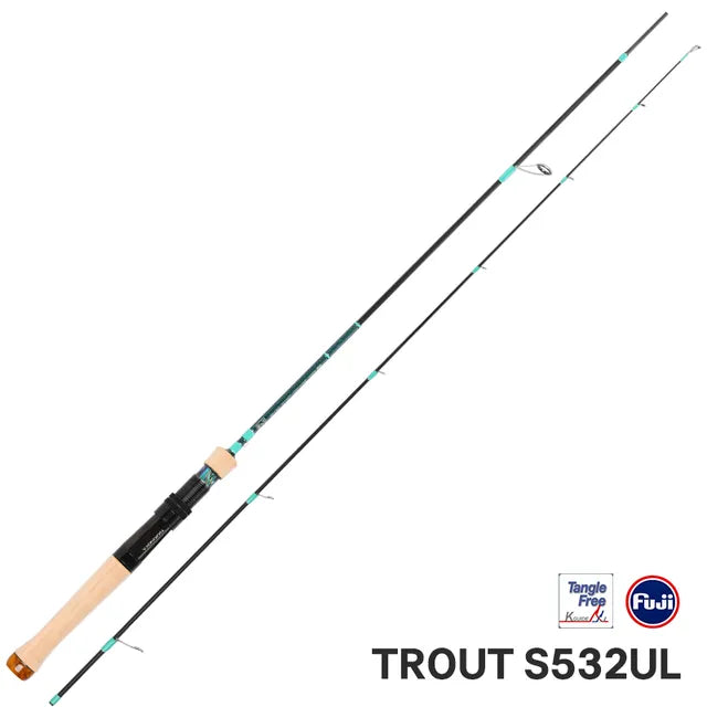 TSURINOYA CLEVER Ultralight Spinning Casting Fishing Rod