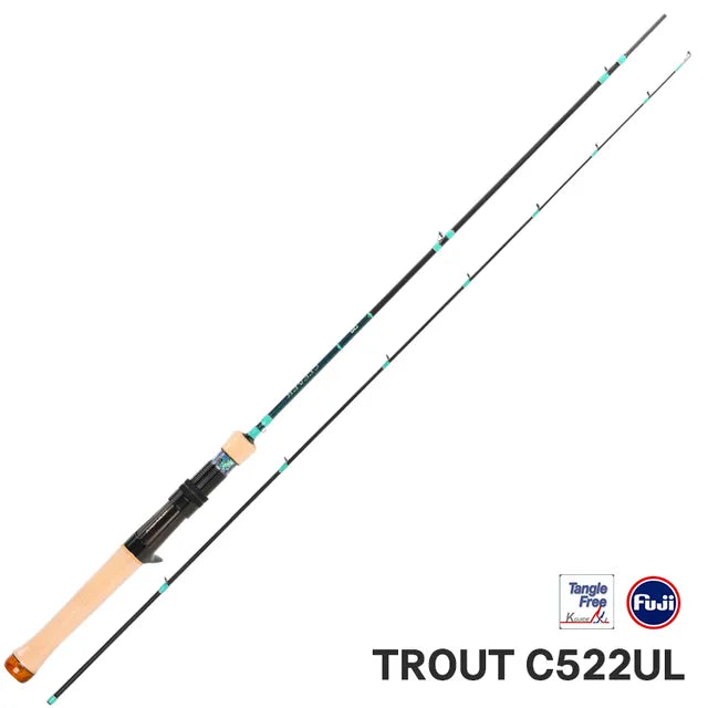 TSURINOYA CLEVER Ultralight Spinning Casting Fishing Rod